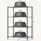 Adjustable Wire Storage Shelving Rack with Multiple Tiers