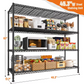 Adjustable Wire Storage Shelving Rack with Multiple Tiers