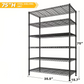 Adjustable Wire Storage Shelving Rack with Multiple Tiers