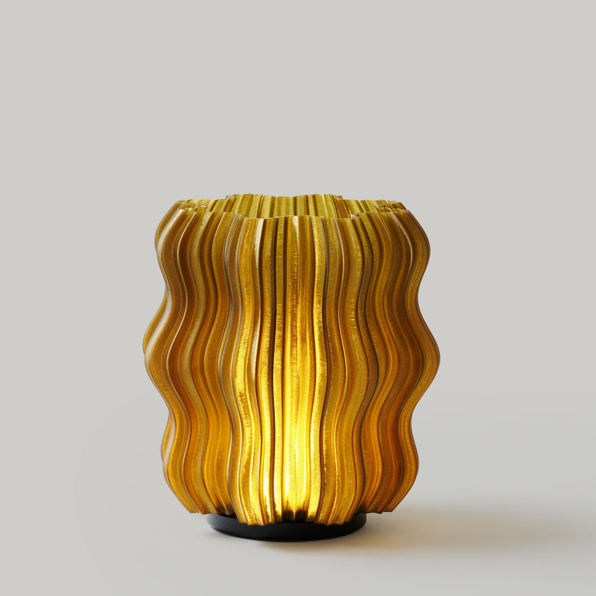 Cordless Mini Wavy Lamp for Home and Office