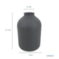 Matte Black Metal Vase for Dried Flowers Decor