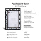 Pearlescent Tiptoe Mother of Pearl Resin Picture Frames