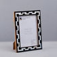 Pearlescent Tiptoe Mother of Pearl Resin Picture Frames