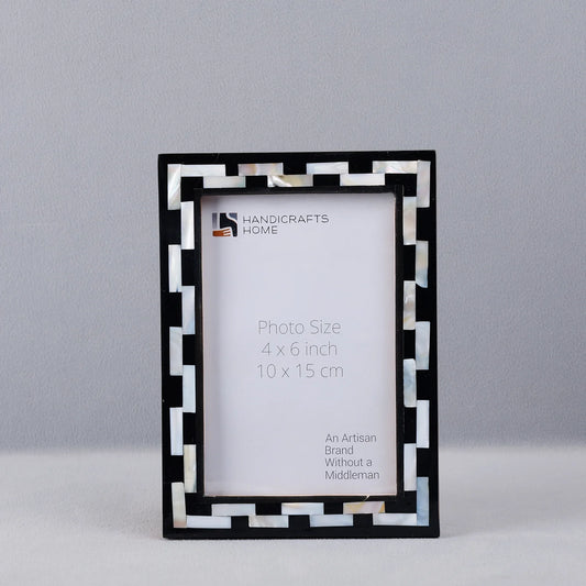 Pearlescent Tiptoe Mother of Pearl Resin Picture Frames