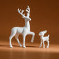 Cute Mother Deer Figurine for Kids Room Decor