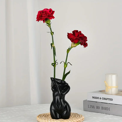 Feminine Body Shape Ceramic Vase for Modern Decor
