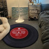 VIKAMA Record Music Cd Carpet Round Game Chair Floor Mat Room Decorated Living Room Lounge Large Area Non-Slip Carpet