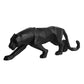 Abstract Geometric Panther Resin Statue for Home Office