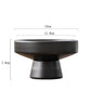 Retro Black Ceramic Vase for Plants and Decor