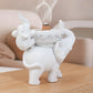 Elephant Figurine Candy Tray Key Bowl Storage Decor