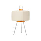 Japanese Wabi Sabi Tripod Floor Lamp with Rice Paper