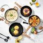 25-Piece Nonstick Cookware Set Induction Compatible Black