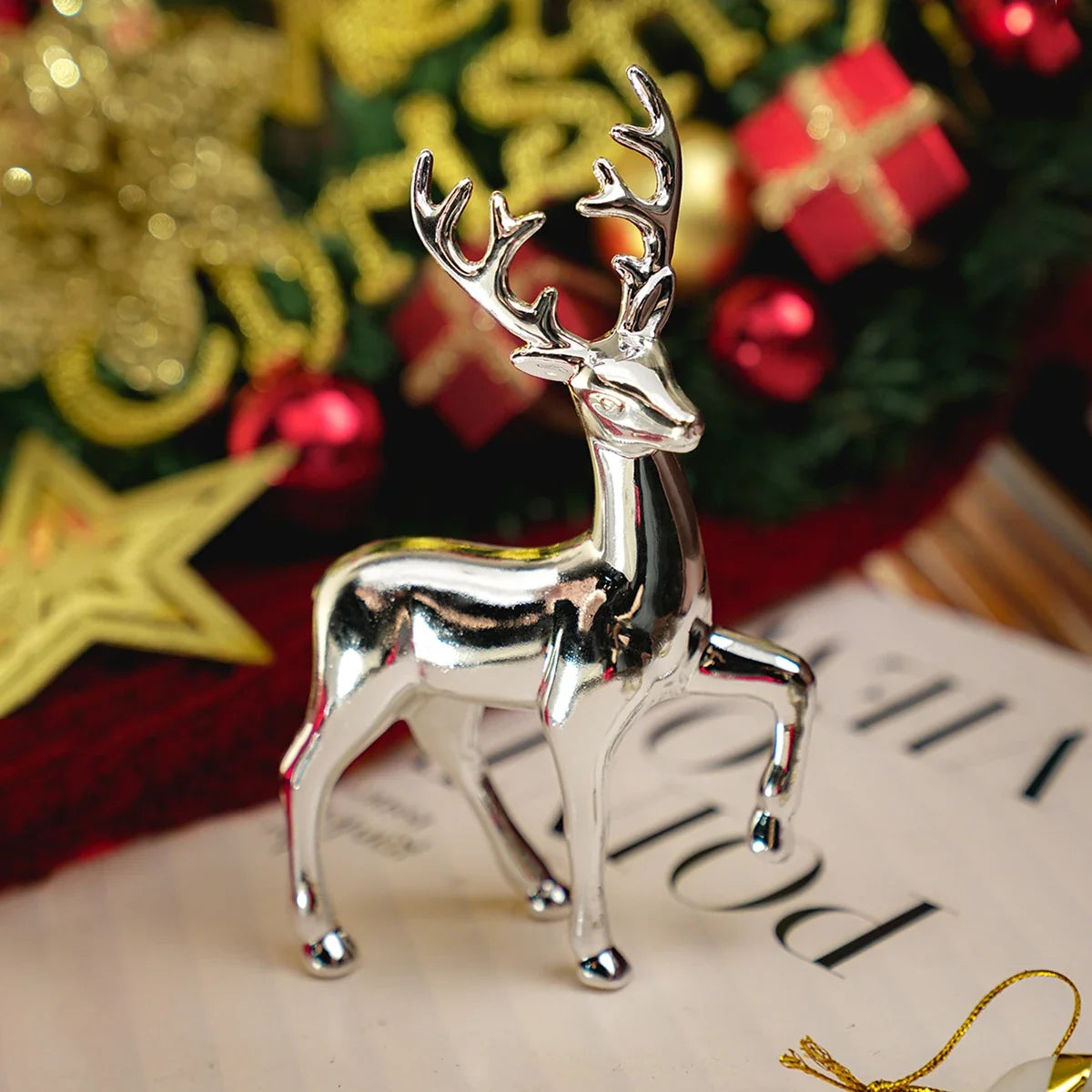 Cute Mother Deer Figurine for Kids Room Decor