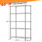 Adjustable Wire Storage Shelving Rack with Multiple Tiers