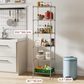 Adjustable Wire Storage Shelving Rack with Multiple Tiers