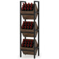 3-Tier Angled Basket Stand for Kitchen Storage