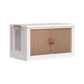 3-Piece Foldable Storage Bins with Lids and Wheels