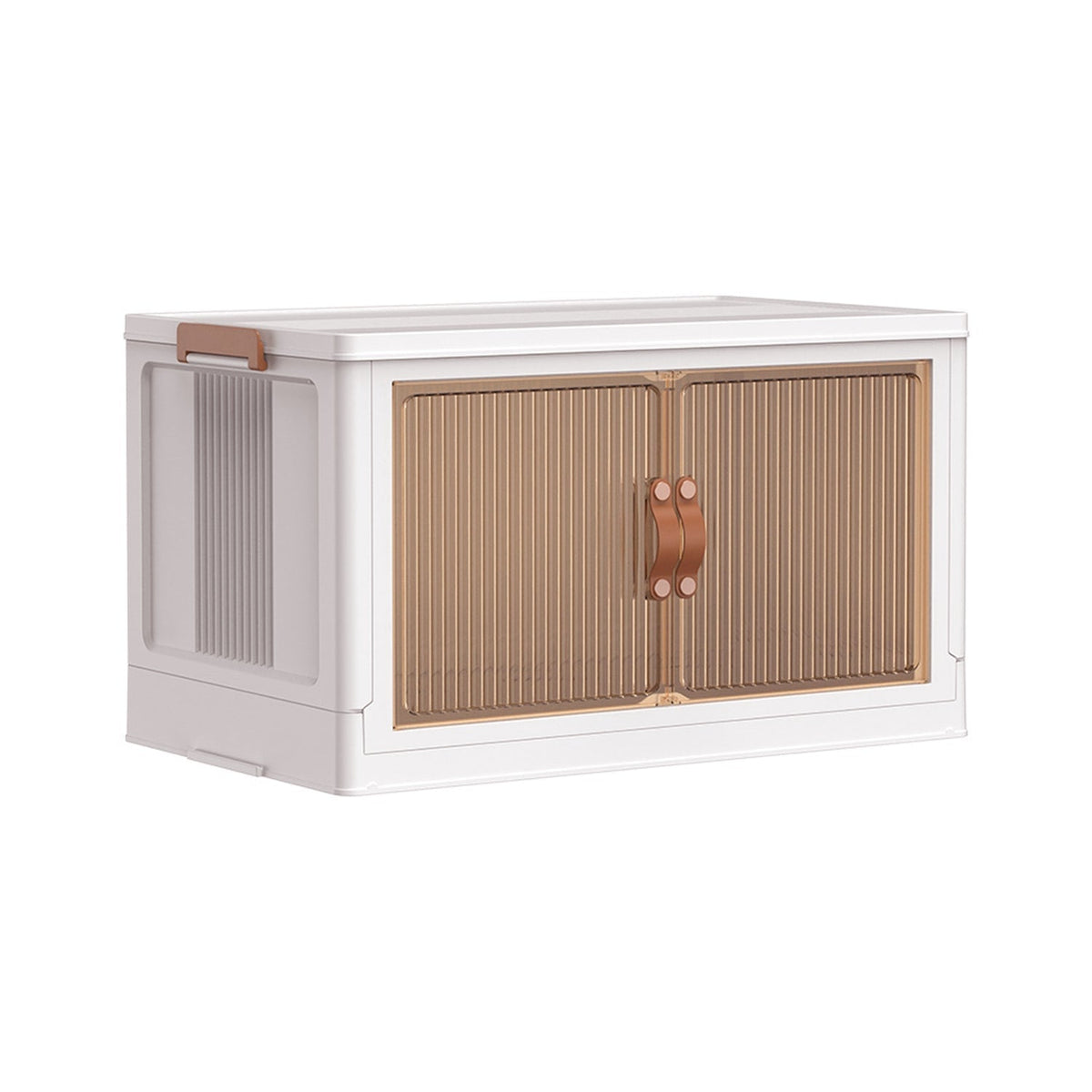 3-Piece Foldable Storage Bins with Lids and Wheels