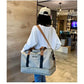 Nylon Duffel Bag for Travel – Large Capacity, Foldable, Shoe Compartment – Men & Women