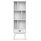 Draper Mid Century Wide Bookcase Storage Unit