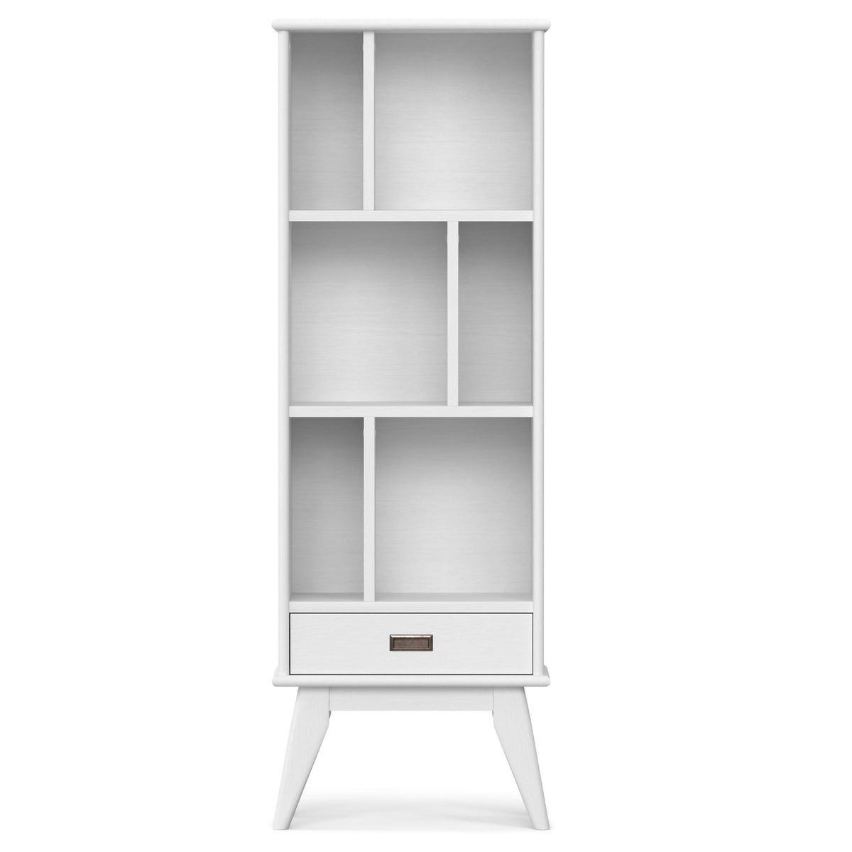 Draper Mid Century Wide Bookcase Storage Unit