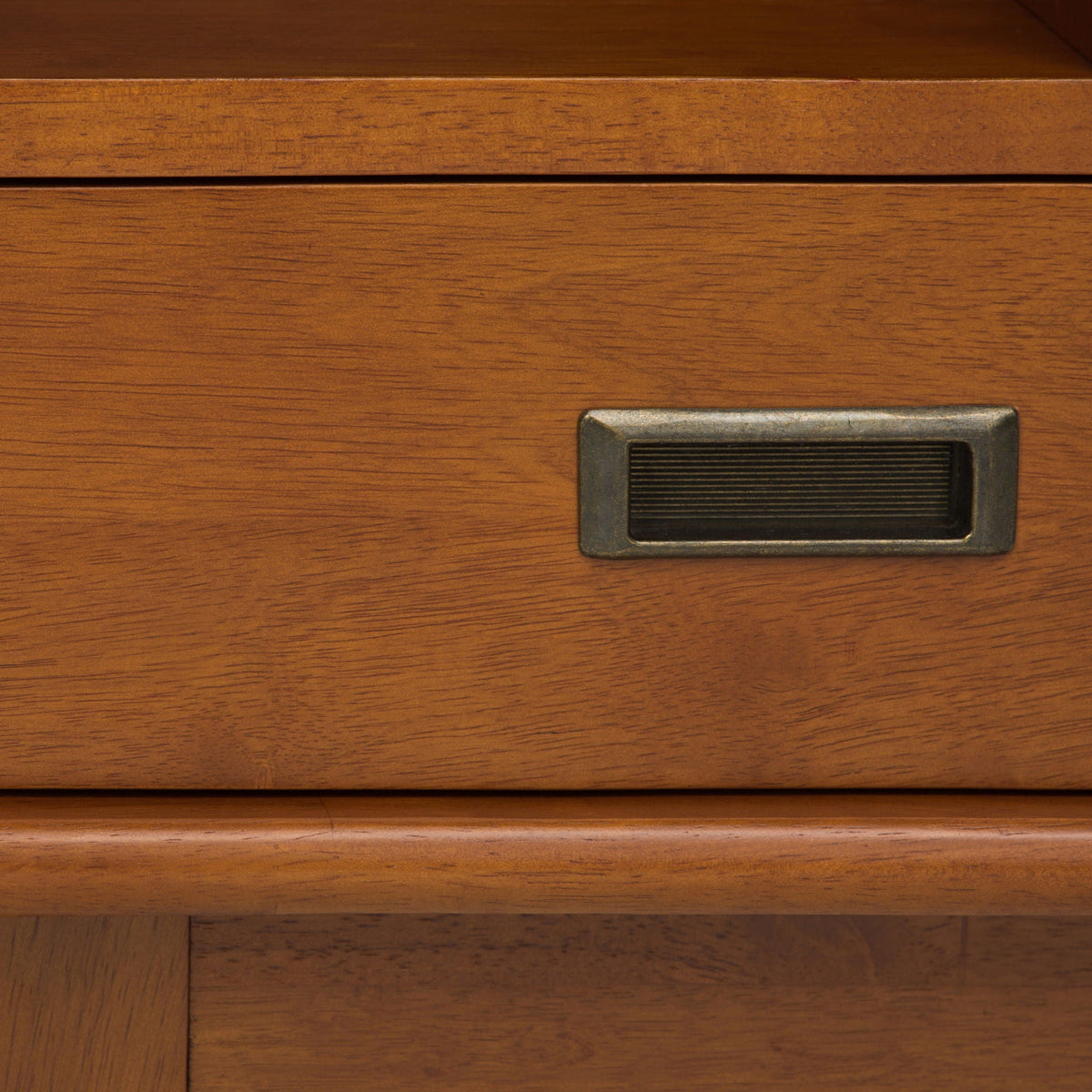 Draper Mid Century Wide Bookcase Storage Unit