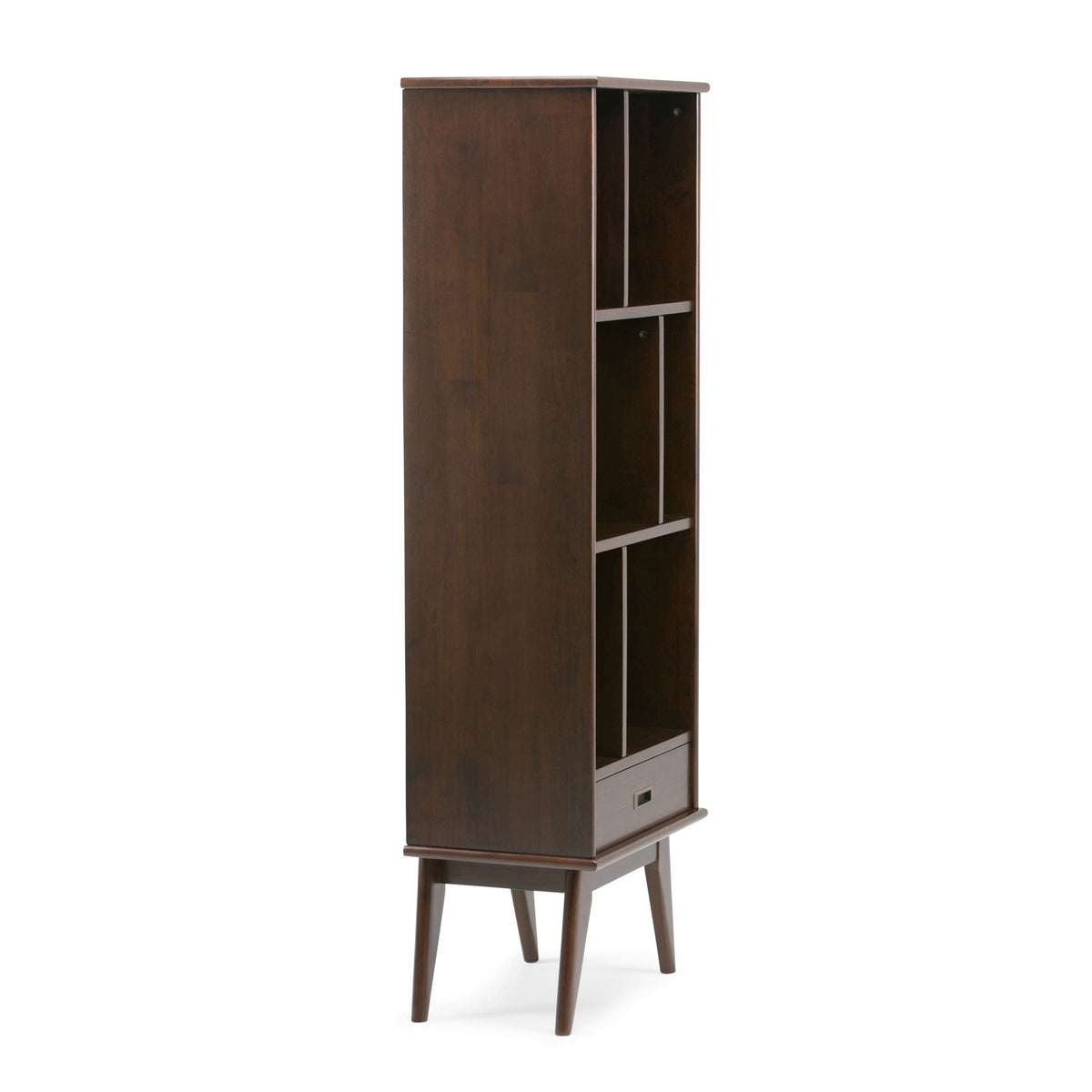 Draper Mid Century Wide Bookcase Storage Unit