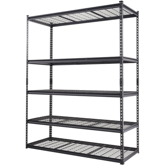 5-Tier Heavy Duty Adjustable Metal Storage Shelving Unit