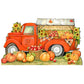 Pumpkin Produce Truck Thanksgiving Door Decor by Susan Winget - Halloween Decor - 8471202H-SW