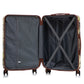 3-Piece PC Spinner Wheel Luggage Set with Printed Pattern