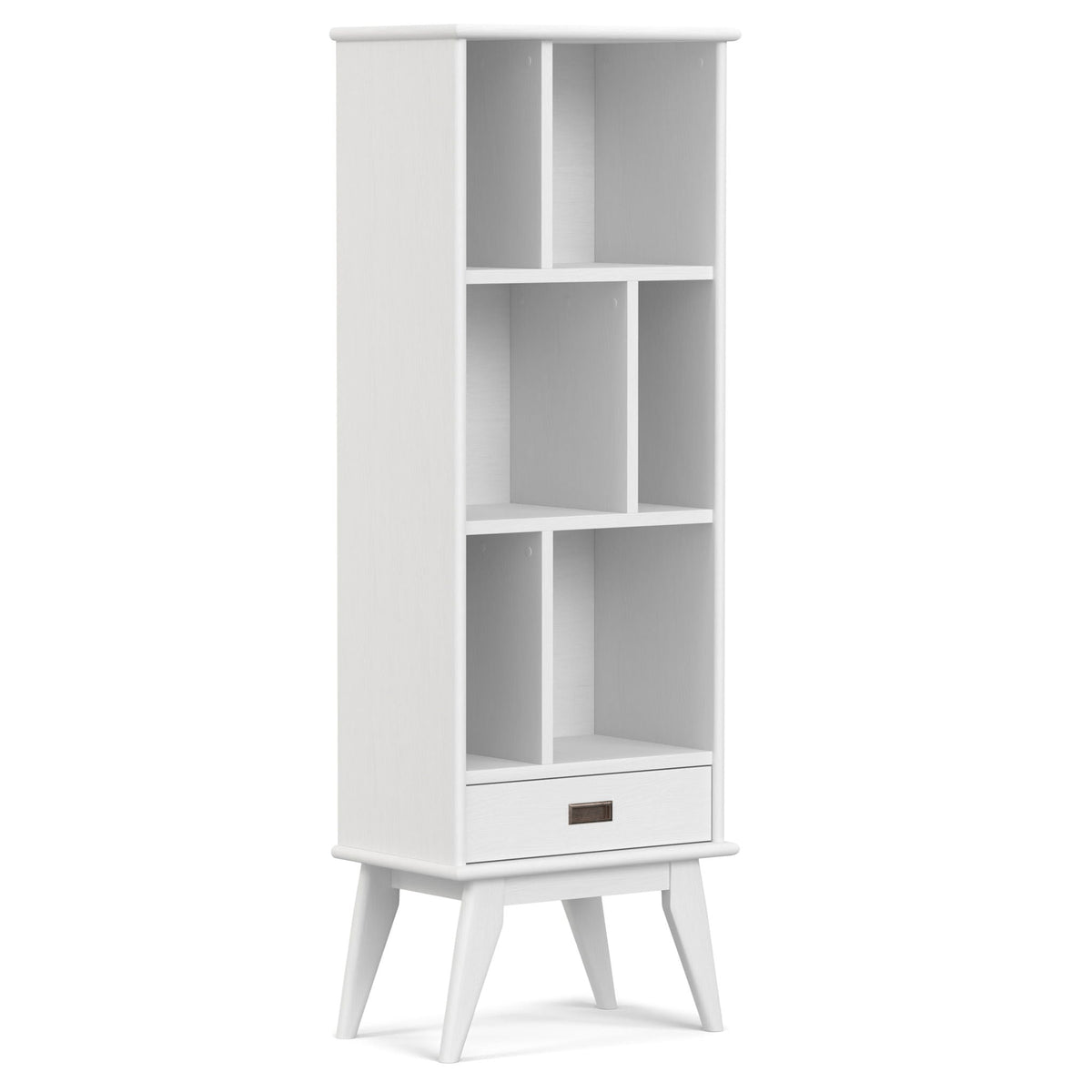 Draper Mid Century Wide Bookcase Storage Unit