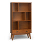 Draper Mid Century Wide Bookcase Storage Unit