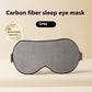 Activated Carbon Sleep Eye Mask – Bamboo Charcoal Fiber Blackout Mask in Black & Gray