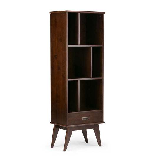 Draper Mid Century Wide Bookcase Storage Unit