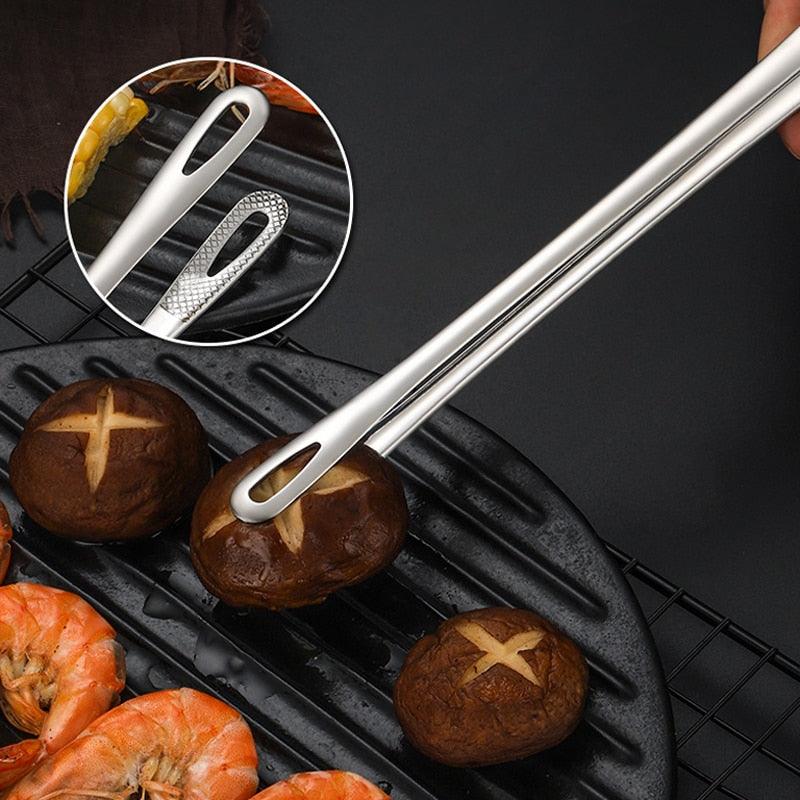 Stainless Steel Food Tongs for BBQ and Kitchen