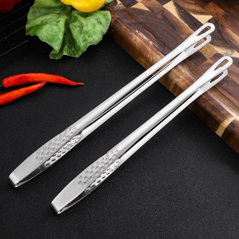 Stainless Steel Food Tongs for BBQ and Kitchen