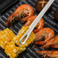 Stainless Steel Food Tongs for BBQ and Kitchen