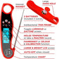 Kitchen Thermometer Waterproof Kitchen Food Cooking Thermometer with Backlight LCD Best Super Fast Electric Meat Thermometer Probe for BBQ Grilling Smoker Baking Meat Water Milk Cooking Probe BBQ Electronic Oven Waterproof Kitchen Tools