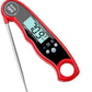 Kitchen Thermometer Waterproof Kitchen Food Cooking Thermometer with Backlight LCD Best Super Fast Electric Meat Thermometer Probe for BBQ Grilling Smoker Baking Meat Water Milk Cooking Probe BBQ Electronic Oven Waterproof Kitchen Tools