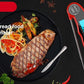 Kitchen Thermometer Waterproof Kitchen Food Cooking Thermometer with Backlight LCD Best Super Fast Electric Meat Thermometer Probe for BBQ Grilling Smoker Baking Meat Water Milk Cooking Probe BBQ Electronic Oven Waterproof Kitchen Tools