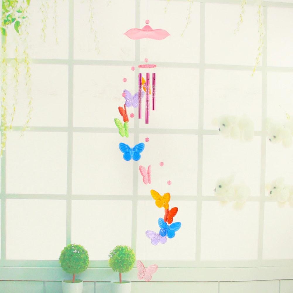 Lucky Butterfly Hanging Wind Chime Garden Decoration Gift