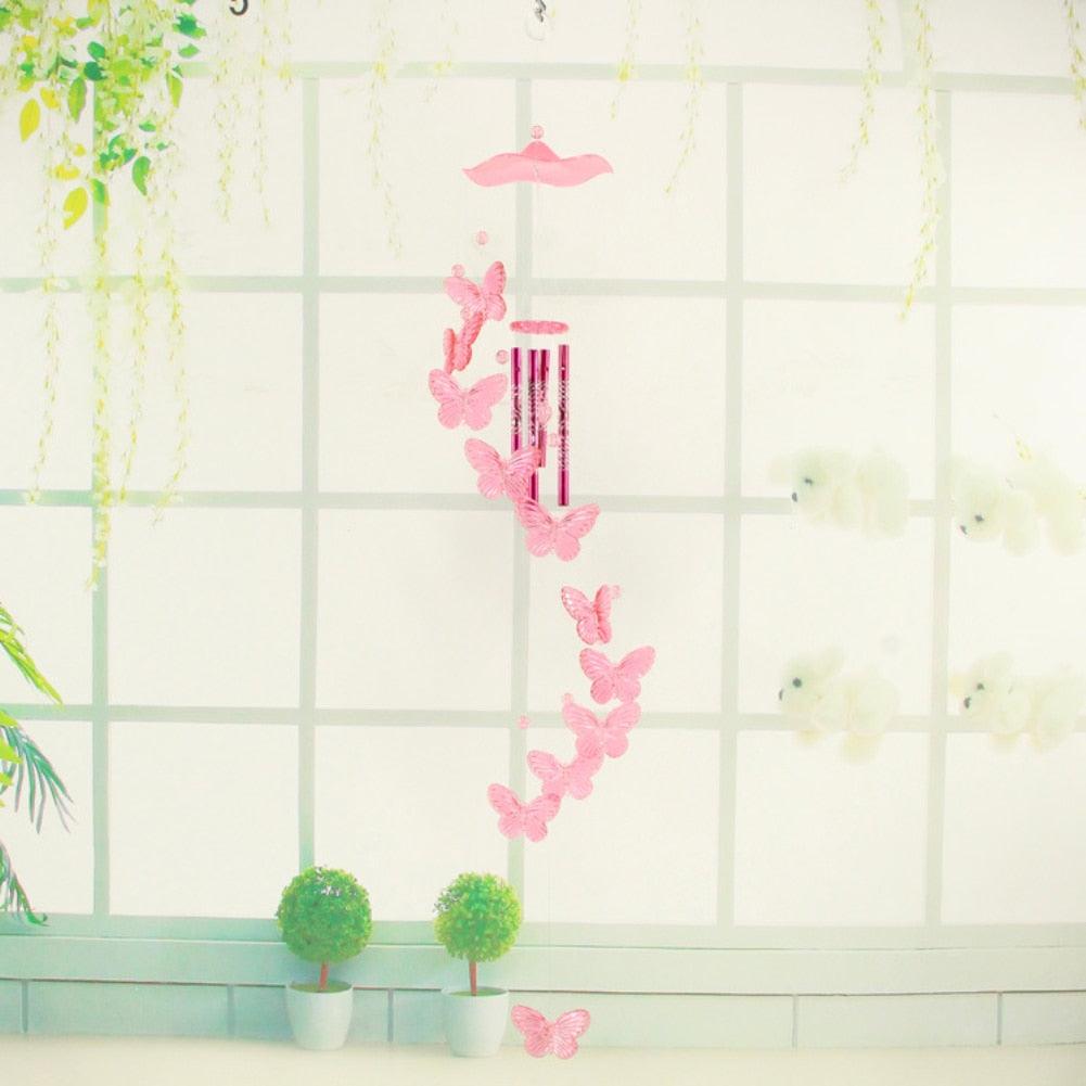 Lucky Butterfly Hanging Wind Chime Garden Decoration Gift