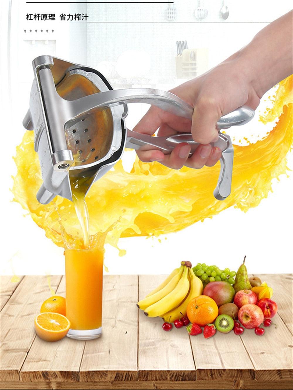 Manual Aluminum Alloy Fruit Juice Squeezer with Handle