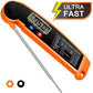 New Digital Kitchen Food Thermometer For Meat Water Milk Cooking Food Probe BBQ Electronic Oven Thermometer Food Thermometer Waterproof Probe With Backlit Sensing Kitchen Cooking Food Thermometer For Meat Water Milk Cooking Food BBQ  Kitchen Tools