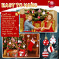 Shappy 72 Pc Mini Red Christmas Ball Ornaments 1.2 Inch Xmas Decor