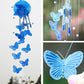 Lucky Butterfly Hanging Wind Chime Garden Decoration Gift