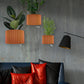 Ribbed Wall Planter for Modern Indoor Home Decor