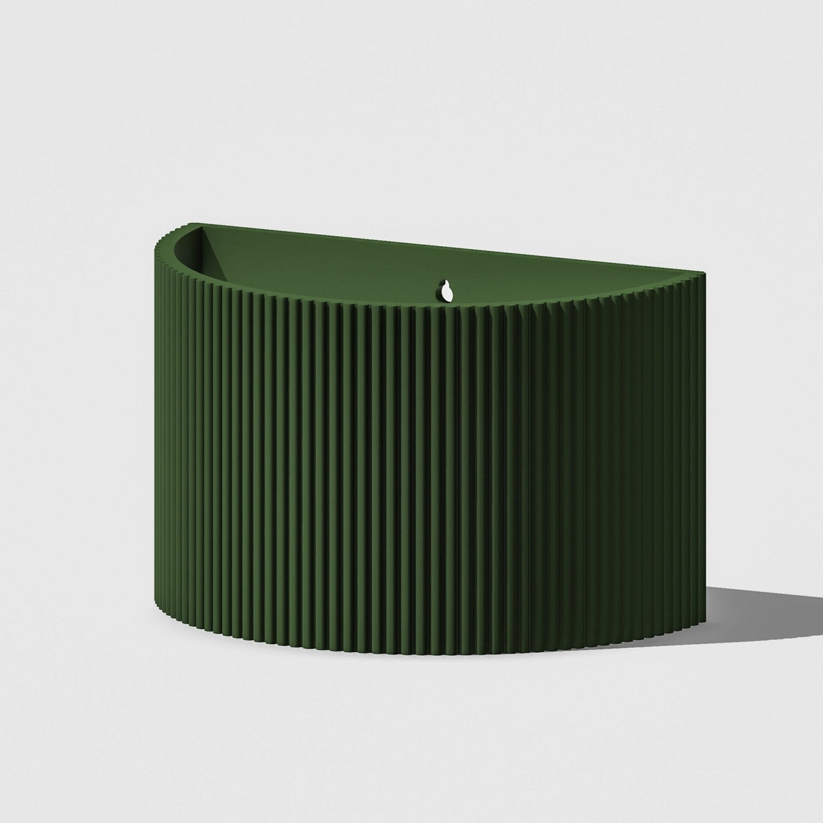 Ribbed Wall Planter for Modern Indoor Home Decor