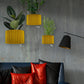 Ribbed Wall Planter for Modern Indoor Home Decor