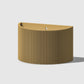 Ribbed Wall Planter for Modern Indoor Home Decor